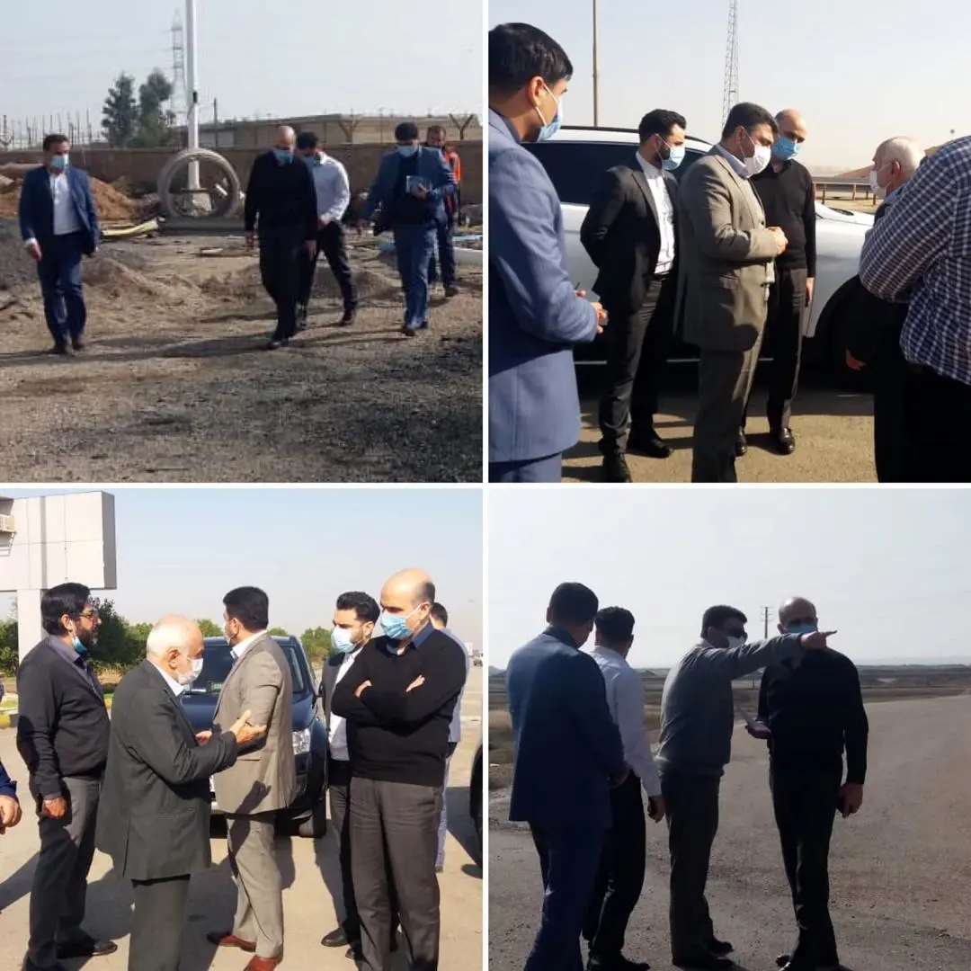 بازدید مدیرکل دفتر توسعه ایمنی راه و حریم سازمان راهداری و حمل و نقل جاده ای از محورهای خوزستان
