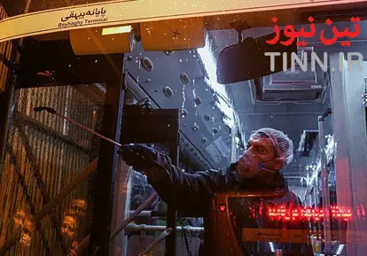 ضدعفونی و شست و شوی واگن های بی آر تی و مترو در تهران