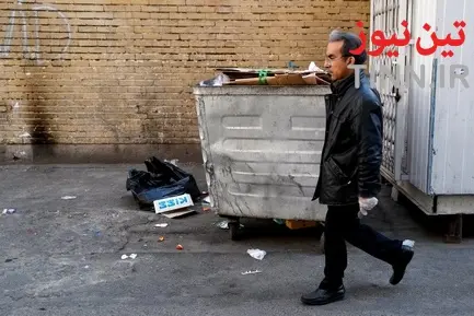 زباله‌های رها شده مرتبط با کرونا در شهر