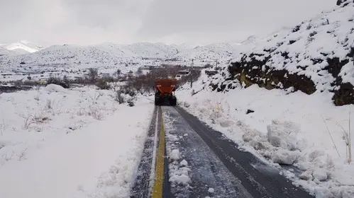 راهداری زمستانی در تفتان سیستان و بلوچستان