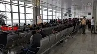 ​تاخیر چند ساعته پروازها در فرودگاه شیراز و سرگردانی مسافران

