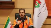 جاده های همدان مه آلود و لغزنده است