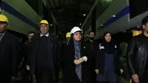 بازدید وزیر راه و شهرسازی از خطوط تولید واگن سازی ایریکو ابهر زنجان
