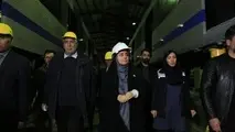 بازدید وزیر راه و شهرسازی از خطوط تولید واگن سازی ایریکو ابهر زنجان
