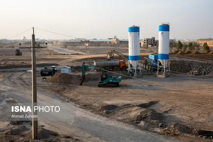 گزارش تصویری اجرای پروژه آزادراه شهید سلیمانی قم  (1)