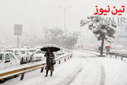 برف و ترافیک تهران