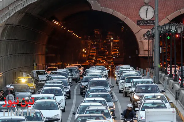 ترافیک شدید در تونل های تهران