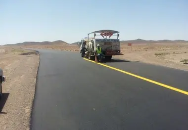 روکش آسفالت محور روستای چاه پایاب به طول 6 کیلومتر

