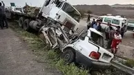 تصادف پراید و کامیون در باشت پنج کشته برجای گذاشت

