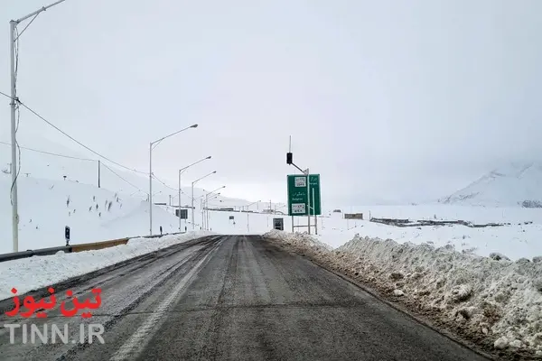 عملیات راهداری زمستانی در گردنه تیوان خراسان رضوی