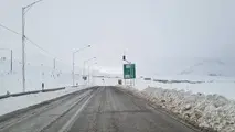عملیات راهداری زمستانی در گردنه تیوان خراسان رضوی