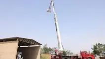 بالابر ۳۲ متری در بندر امام خمینی پس از ۴ سال به چرخه بهره برداری بازگشت