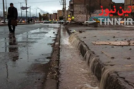 آب گرفتگی معابر در زاهدان