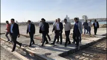 بازدید معاون مهندسی و توسعه امور زیربنایی سازمان بنادر و دریانوردی از بندر بوشهر