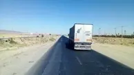 خرابی جاده همدان-قزوین؛ کنترل کامیون در این جاده ممکن نیست