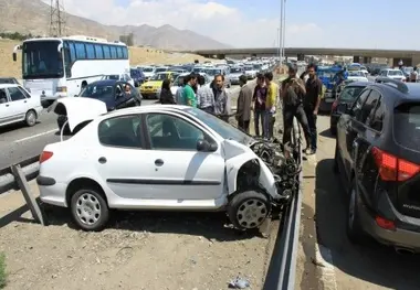 وقوع ۱۱ فقره تصادف و ۸کشته در البرز / واژگونی رتبه دار عامل تصادفات