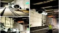 نصب اولین جت فن در داخل تونل ریلی تهران- تبریز 
