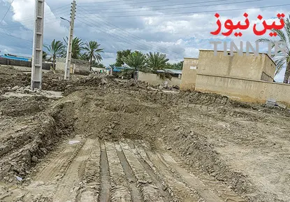 مناطق سیل زده دشتیاری چابهار