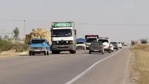 تردد وسایل نقلیه سنگین در محورهای استان بوشهر ممنوع شد