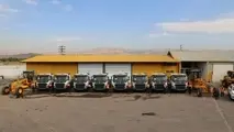 تجهیز ناوگان راهداری استان قزوین به هشت دستگاه کامیون ولوو FMX 