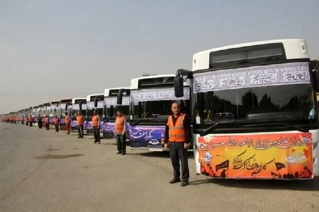 ۶۰ دستگاه اتوبوس از اصفهان به مرز مهران اعزام می شود
