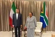 وزرای خارجه ایران و آفریقای جنوبی دیدار کردند