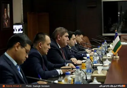 دیدار وزیر راه و شهرسازی با وزیر تجارت خارجی ازبکستان