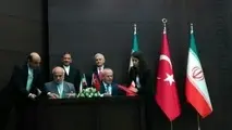 امضای دو سند همکاری میان ایران و ترکیه