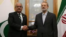 لاریجانی: ایران در گسترش همکاری‌ها با پاکستان هیچ محدودیتی قائل نیست