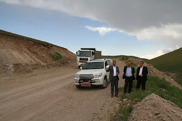 بازدید از پروژه محور کریق – آرموداق در استان اردبیل 