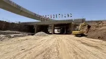 آخرین وضعیت پروژه تقاطع غیرهمسطح شهدای خلبان در کرمان