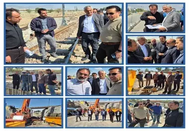  آغاز شاسی گذاری خط دوم ریلی پل کردان -چهارباغ