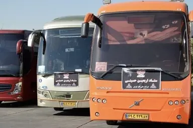 آمادگی روزانه ۳۵ دستگاه اتوبوس بین  شهری گیلان برای اربعین