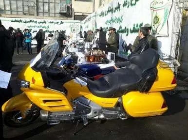 توقیف موتورسیکلت یک میلیاردی