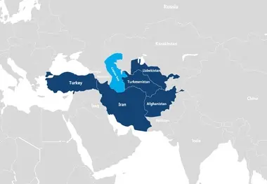 توافق ایران، ازبکستان، ترکمنستان و ترکیه برای تشکیل یک کریدور بین‌ المللی