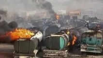 مقام دولت افغانستان:  آتش‌سوزی اسلام قلعه تلفات جانی نداشت+ پنج فیلم از حادثه