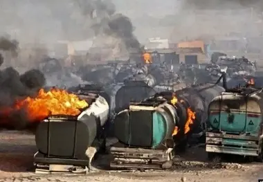 مقام دولت افغانستان:  آتش‌سوزی اسلام قلعه تلفات جانی نداشت+ پنج فیلم از حادثه