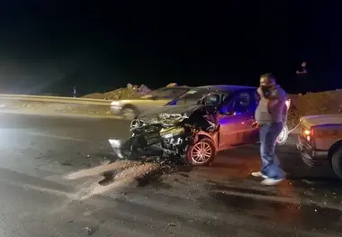 تصادف سه خودرو در جاده کرج - چالوس ۶ مصدوم بر جای گذاشت