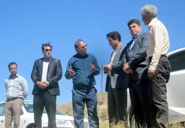 بازدید بخشدار از محورهای دهستان سنگر فاروج در خراسان شمالی
