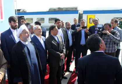 افتتاح خط آهن تهران – همدان