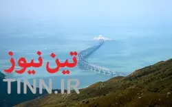 ۵۵ کیلومتر رانندگی در دریا؛ تصاویری از طولانی‌ ترین پل روی آب جهان در چین