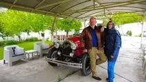 زوج جهانگرد استرالیایی در جریان تکرار سفر تاریخی ۱۹۲۰ وارد آذربایجان شرقی شدند