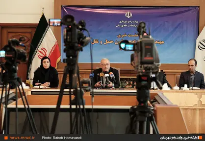 گزارش تصویری: نشست خبری معاون حمل‌نقل وزیر راه و شهرسازی