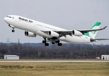 ایرباس A340 ماهان به کجا پرواز می کند؟