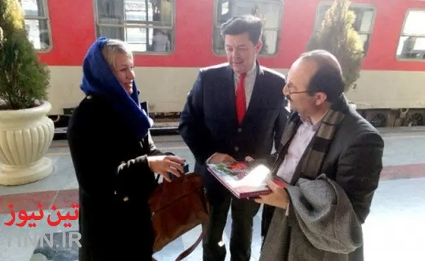 بازدید هیات بلند‌پایه فرانسوی از ایستگاه راه‌آهن تهران