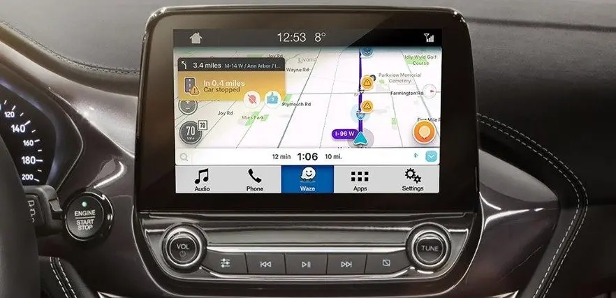 نصب مسیریاب Waze در خودروهای فورد 
