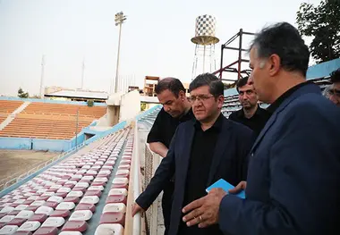 بازدید مدیرعامل راه آهن از مجموعه ورزشی اکباتان