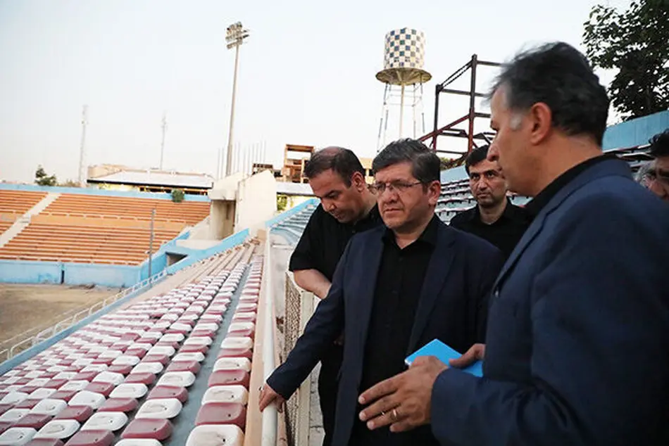 بازدید مدیرعامل راه آهن از مجموعه ورزشی اکباتان