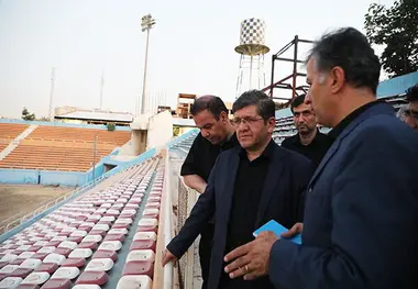 بازدید مدیرعامل راه آهن از مجموعه ورزشی اکباتان