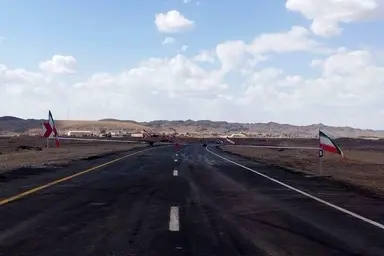 بهره‌ برداری از ۲۵ کیلومتر بزرگراه در محور زاهدان - بیرجند در ایام جنگ 